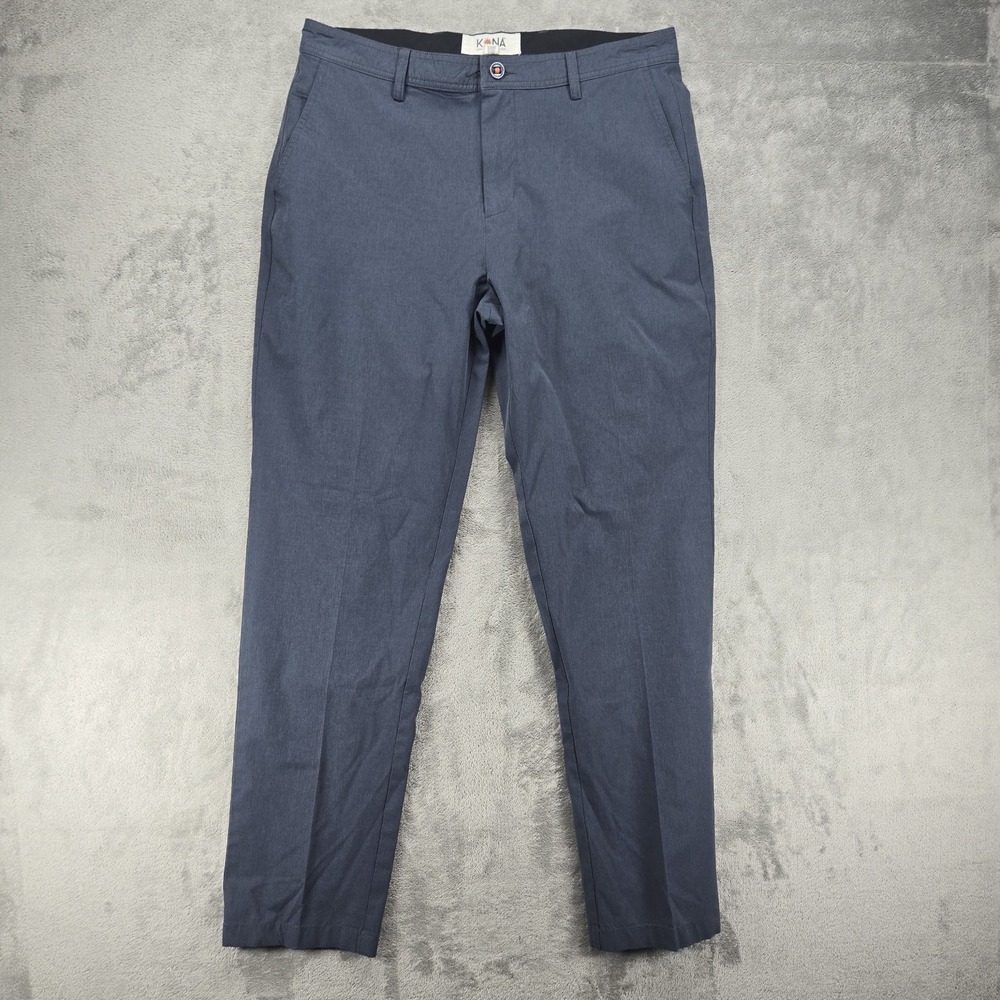 Kona Supply‎ Co Chino Pants Men's Size 34x32 Blue Performance EUC